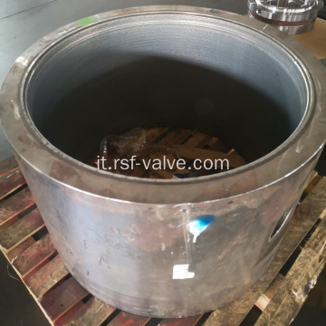 Corpo valvola a sfera con rivestimento Inconel 625